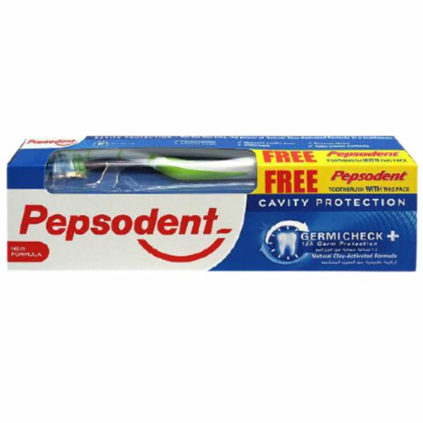 Pepsodent Cavity Protection With Free Tooth Brush, 150g