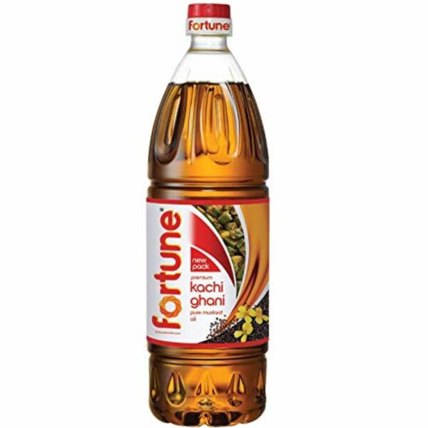 Fortune Premium Kachi Ghani Pure Mustard Oil, 500ml
