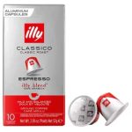 Illy Classico Classic Roast Espresso Ground Coffee 10 Capsules, 57g