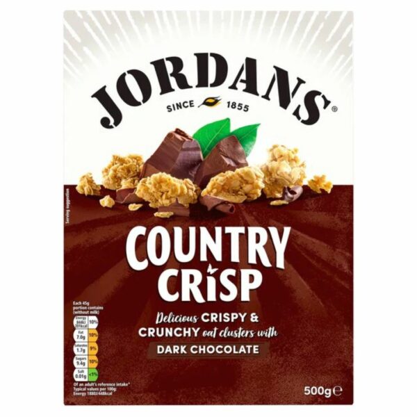 Jordans Dark Chocolate Country Crisp Cereal, 500g