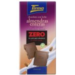 Tirma Milk Chocolate with Whole Almonds, No Added Sugars, 125g