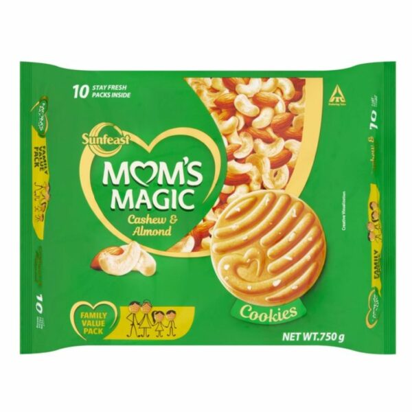 Sunfeast Mom's Magic Cashew & Almond Cookies, 750g
