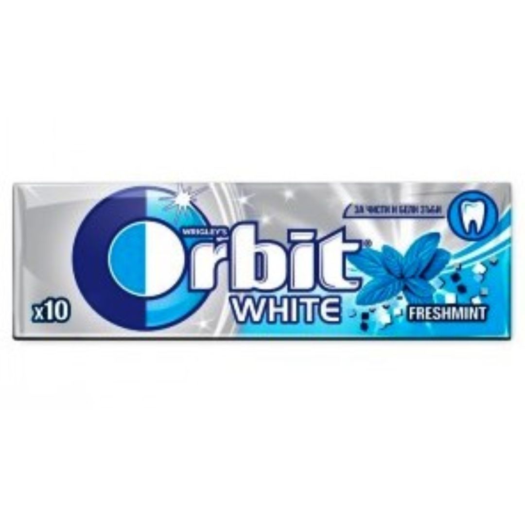 Untitled design (87) Orbit White Freshmint Chewing Gum, 14g - Image 1