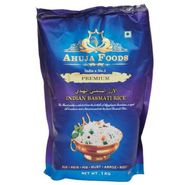 Ahuja Foods Indian Basmati Rice, 1kg