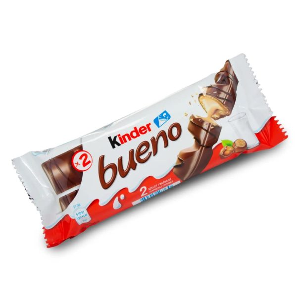 Kinder Bueno Milk Chocolate Bar, 43g