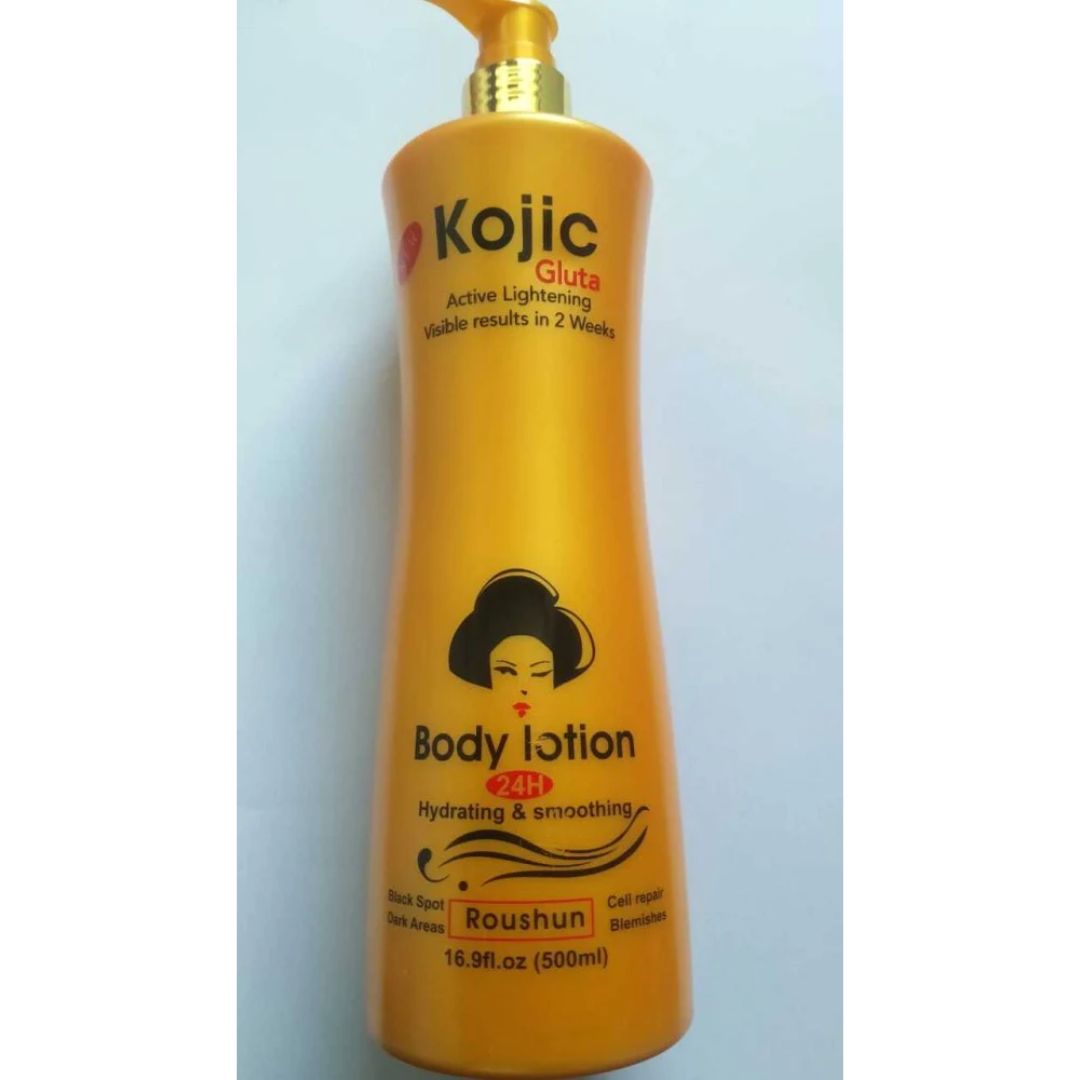 Kojic Gluta Active Lightening Body Lotion 500ml DealzDXB