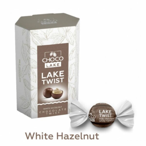 Choco Lake Twist White Hazelnut Chocolate Twist, 200g