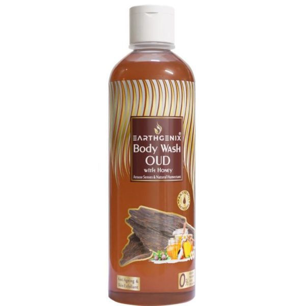 Earthgenix Body Wash Oud With Honey, 300ml