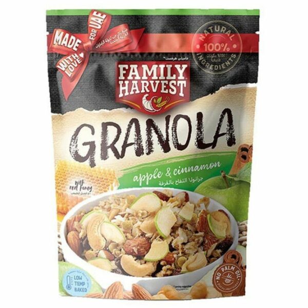 Family Harvest Granola Apple & Cinnamon, 250g