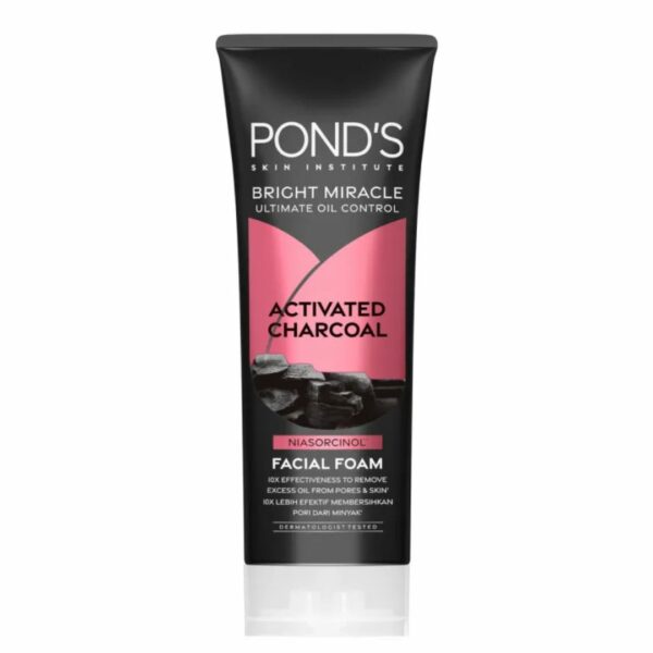 Pond's Bright Miracle Activated Charcoal Niasorcinol Facil Foaam, 100g