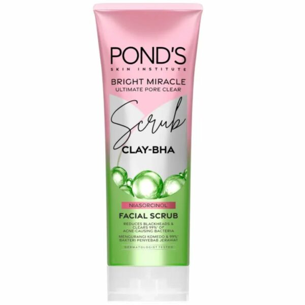 Pond's Bright Miracle Ultimate Pore Clear Facial Scrub, 100g