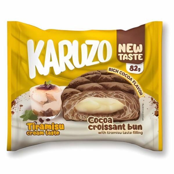 Karuzo Croissant Bun Tiramisu Cocoa, 82g