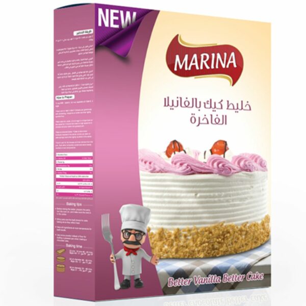 Marina Vanilla Premium Mix Cake, 520g