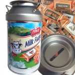 Pokoj Krowki Milk Fudge in Metal Barrel Candy Korovka Cow Classic Milky Fudge, 250g - Image 3