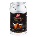 Pokoj Krowki Milk-Cocoa Fudge in Metal Barrel Candy Korovka Cow Classic Milky Fudge, 250g