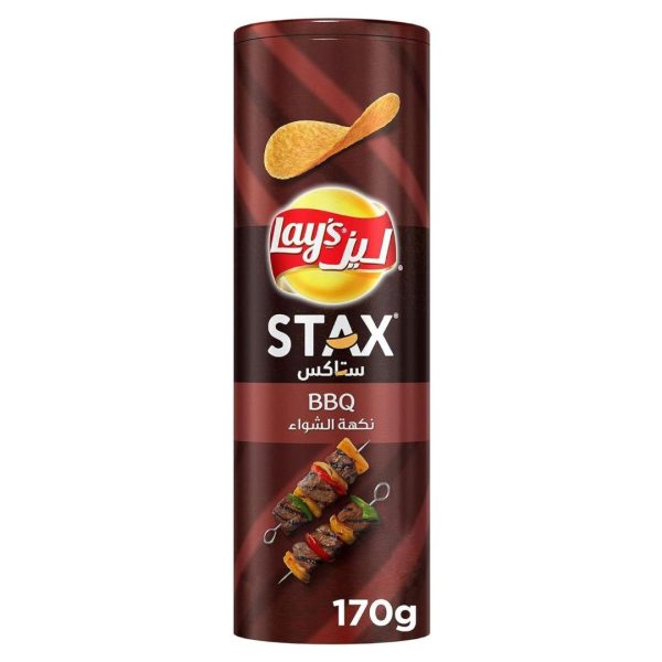 Lay's Stax Potato Crisps BBQ, 170g