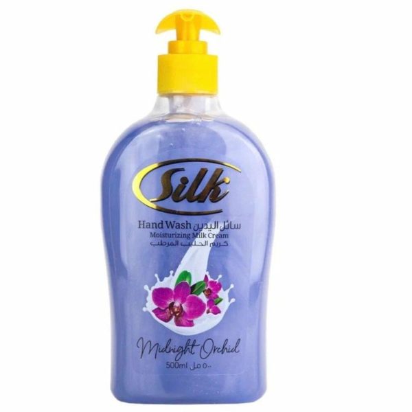 Silk Hand Wash Moisturizing Milk Cream Midnight Orchid, 500ml