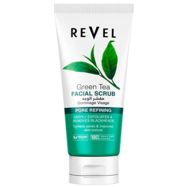 Revel Green Tea Face Scrub Pore Refining, 150ml