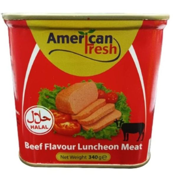 American Fresh Beef Flavour Luncheon Meat, 340g