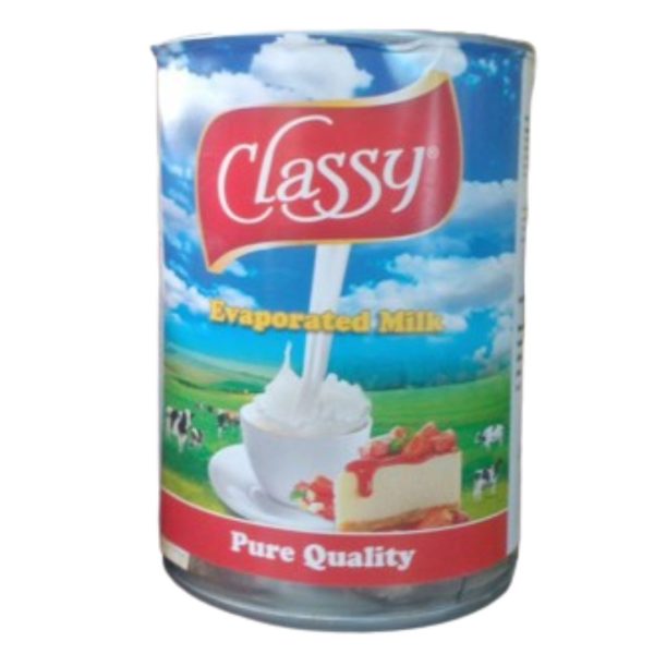 Classy Evaporated Milk, 410g