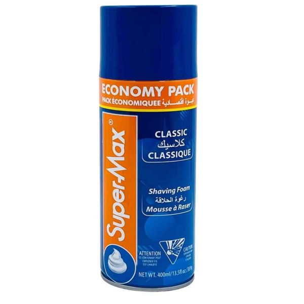 Super-Max Shaving Foamy Classic, 400ml