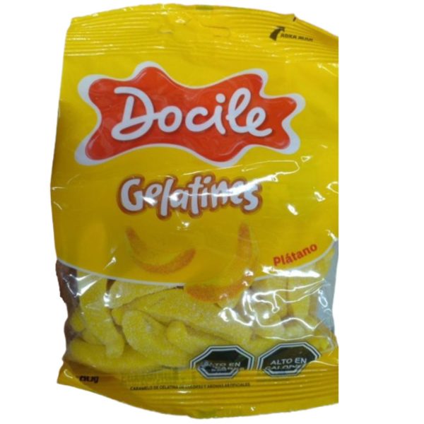 Docile Gelatines Platano, 80g