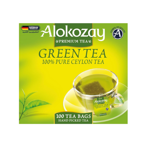 Alokozay Green Tea 100x2g, 200g