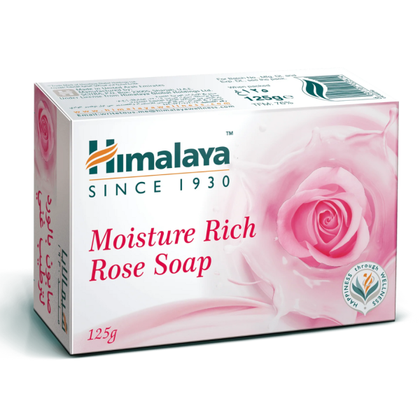 Himalaya Moisture Rich Rose Soap, 125g