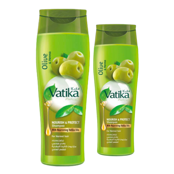 Vatika Nourish & Protect Shampoo, 400ml x 200ml