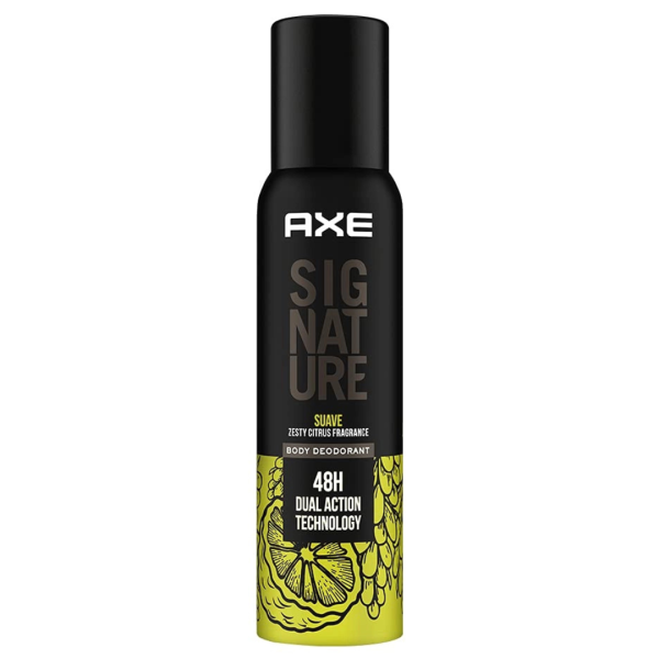 Axe Signature Suave Zesty Citrus Fragrance Body Deodorant, 122ml