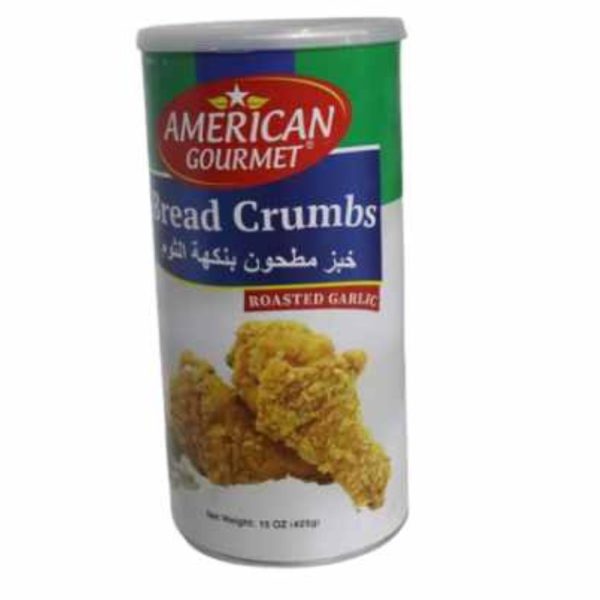 American Gourmet Bread Crumbs Roasted Garlic, 425g