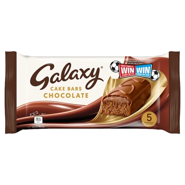 Galaxy Cake Bars Chocolate, 135g