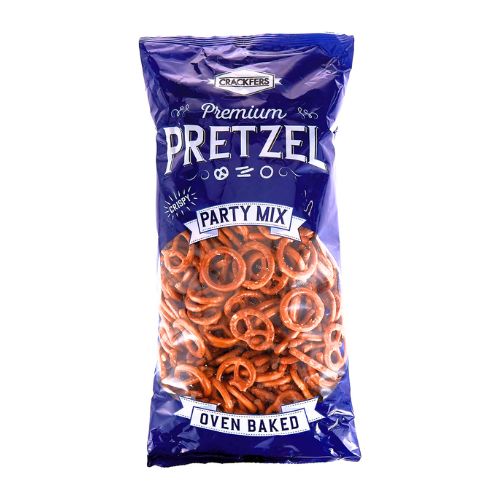 Crackfers Premium Pretzel Party Mix, 300g