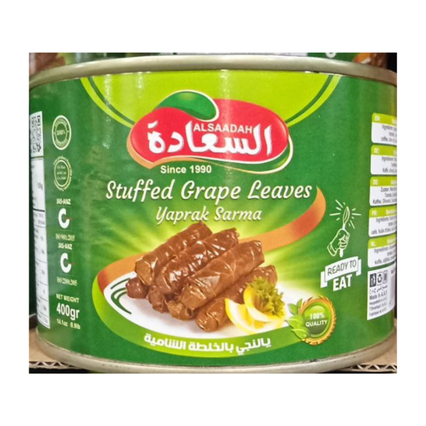 Al Saadah Stuffed Grape Leaves, 400g