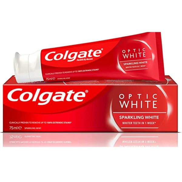Colgate Optic White Extra Power Whitening Toothpaste, 75ml