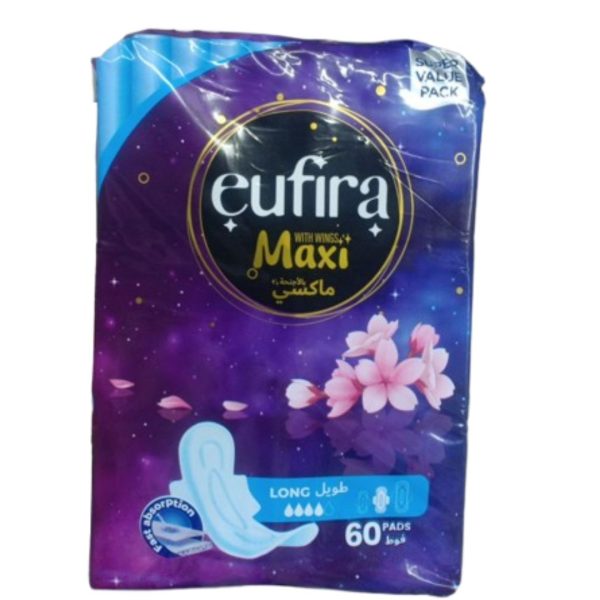 eufiraMaxi with Wings Long, 60pads