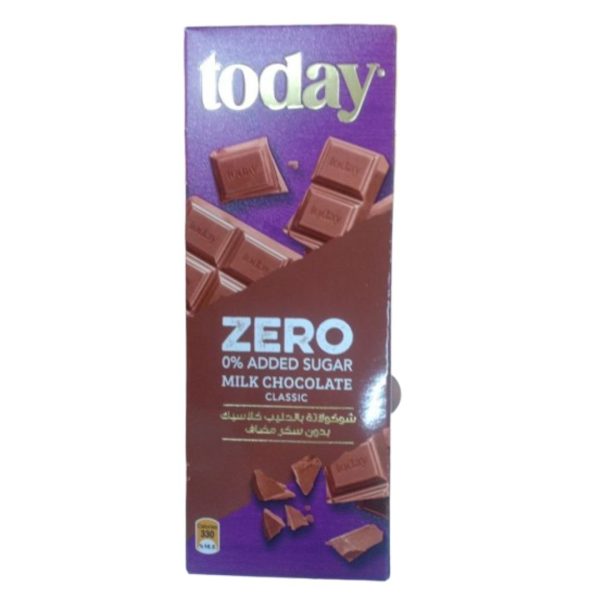 Today Zero Milk Chocolate, 60g