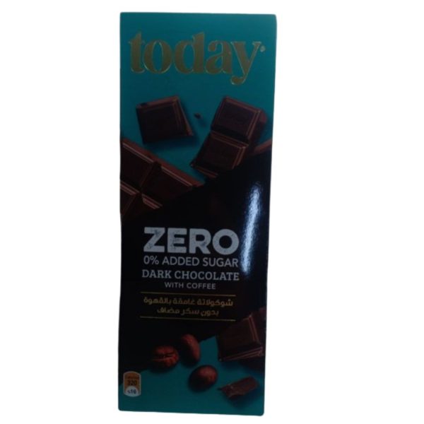 Today Zero Dark Chocolate with Coffee, 60g