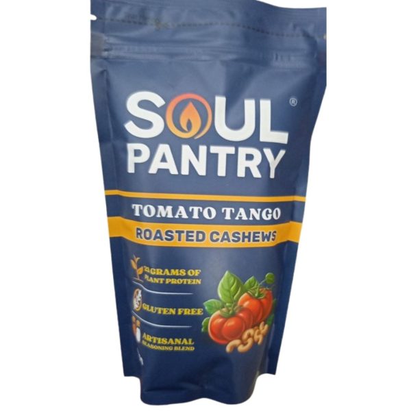 Soul Pantry Tomato Tango Roasted Cashews, 100g