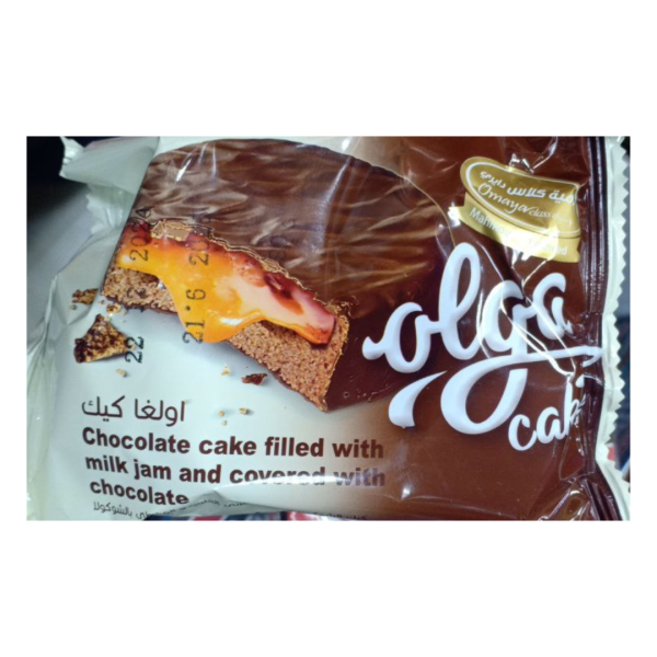 Olga Cake Chocolate Cake with Milk Jam and Covered with Chocolate, 80g