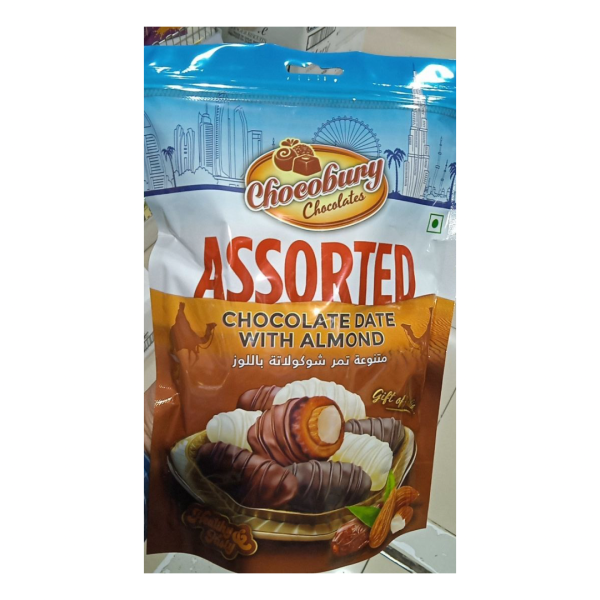 Chocobury Chocolates Assorted Chocolate Date with Almond, 500g