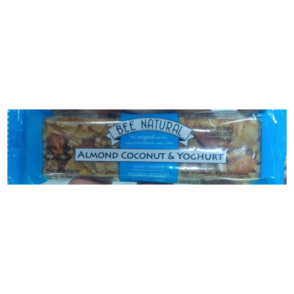 Bee Natural Almond Coconut & Yoghurt, 50g