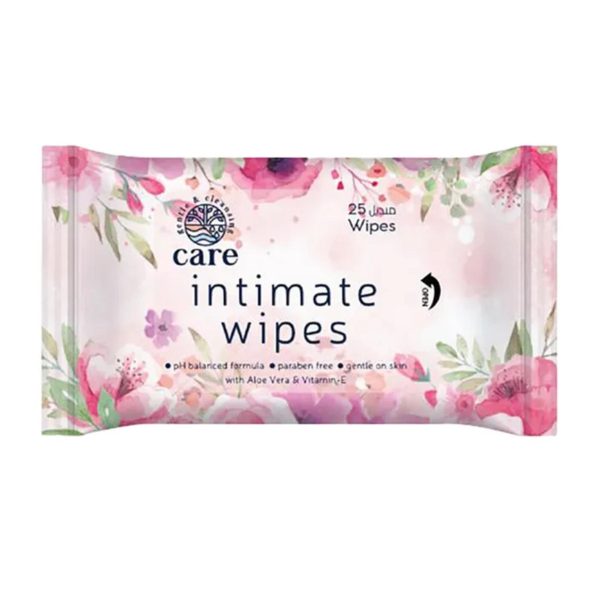 Gentle & Cleansing Care Intimate Wipes, 25 wipes