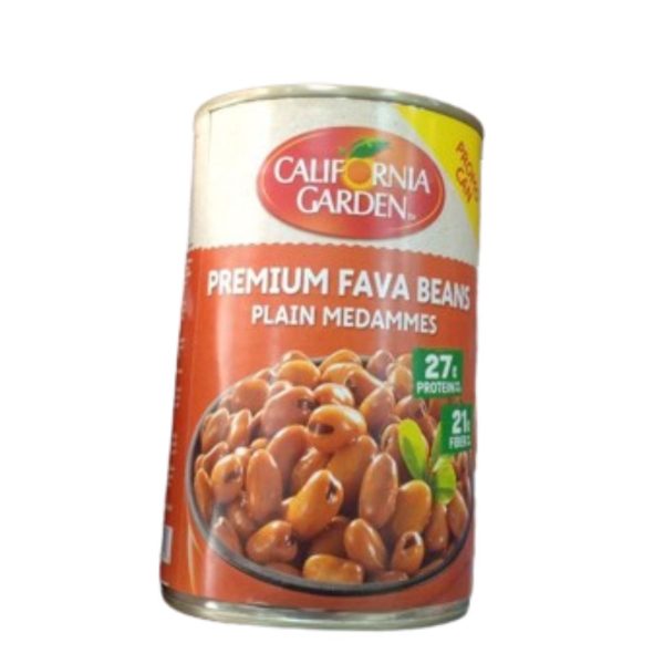 California Garden Premium Fava Beans Plain Medammes, 450g