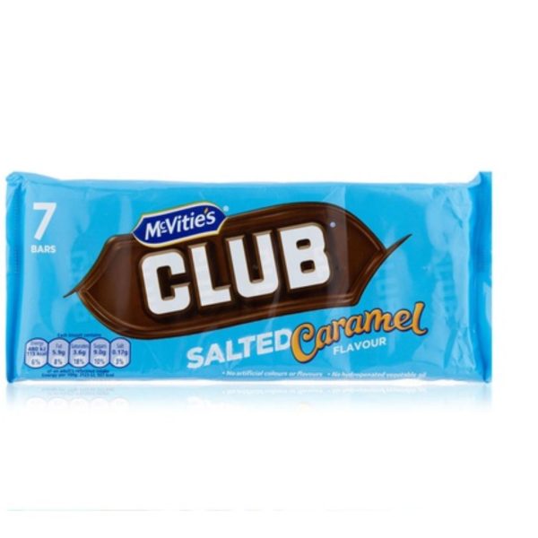 McVities Club Salted Caramel, 154g