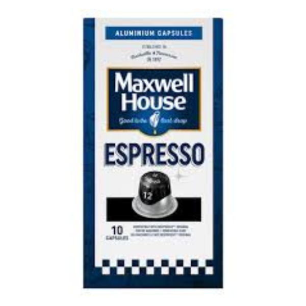 Maxwell House Espresso 12 Aluminium Capsules 10 capsules, 52g