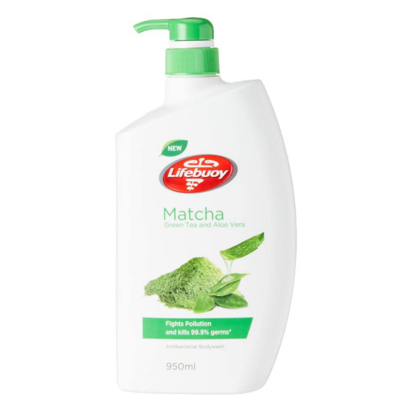 Lifebuoy Matcha Green Tea and Aloe Vera Antibacterial Bodywash, 950ml