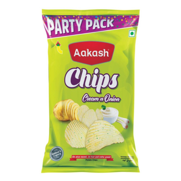 Aakash Chips Cream n Onion, 130g