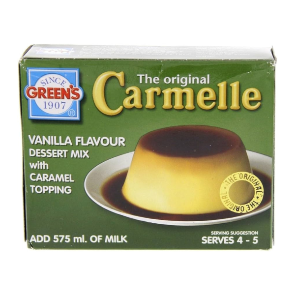 Green's The Original Carmelle Vanilla Flavour Dessert Mix with Caramel Topping, 70g