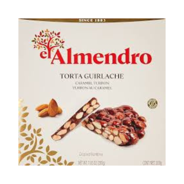 El Almendro Torta Guirlache Caramel Turron, 200g